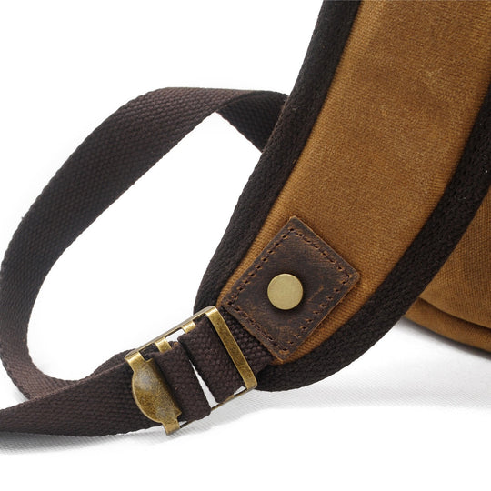 Arven | Vintage Waxed Canvas and Leather Hiking Backpack