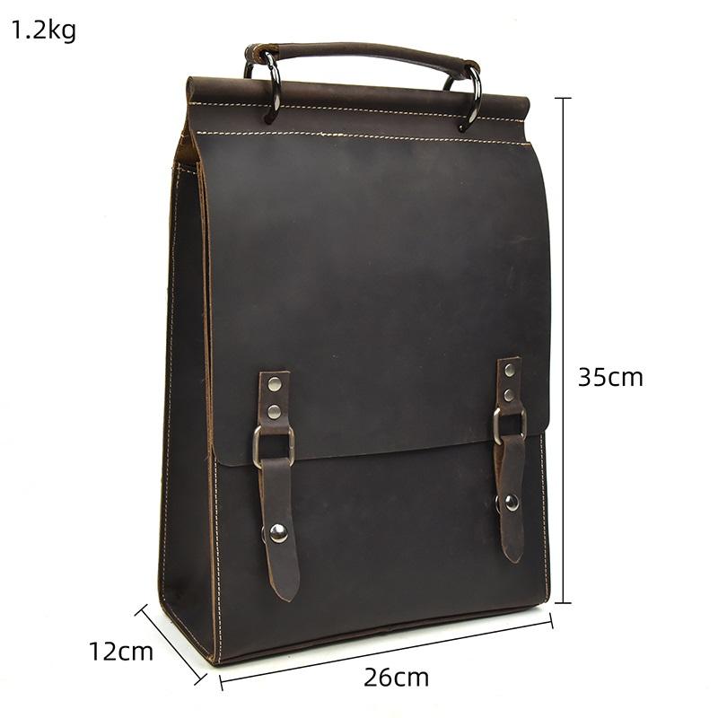 Rhett | Convertible Leather Backpack Handbag