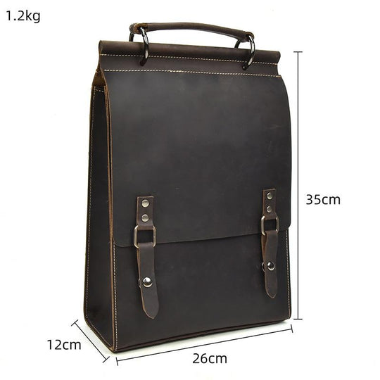 Rhett | Convertible Leather Backpack Handbag