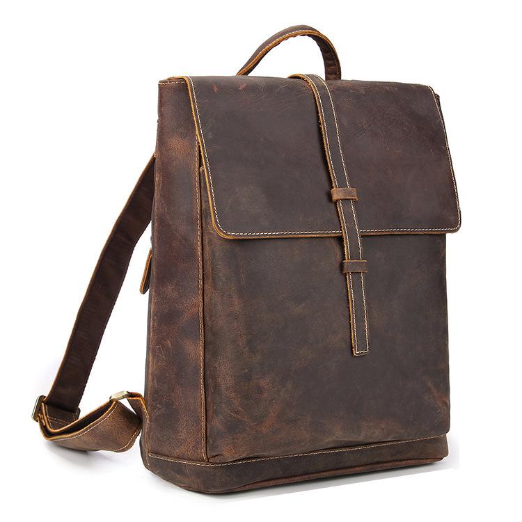 Remi | Minimalist Vintage Leather Backpack